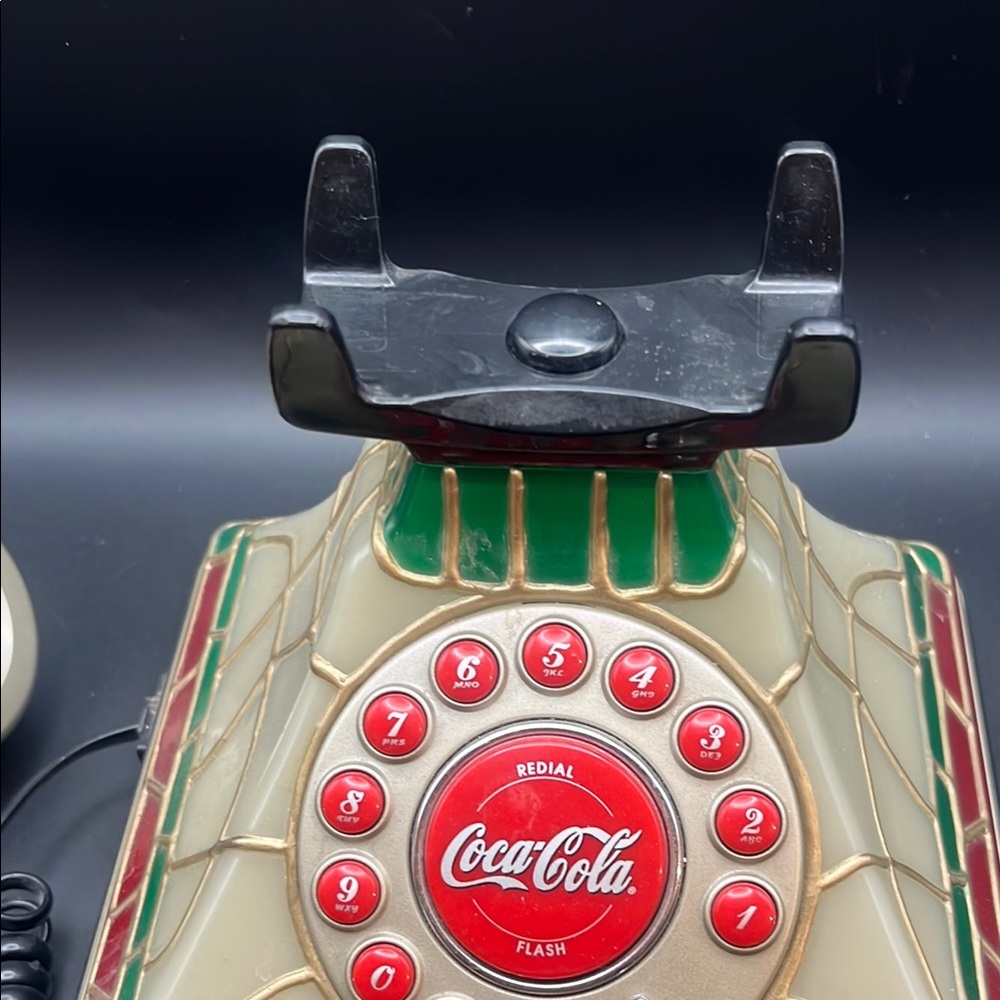 Coca Cola Red Retro Rotary Phone - Picture 2 of 7